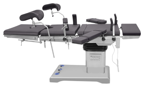 C-arm compatible electric operating table