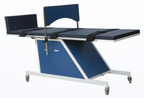 Motorized tilt table for rehabilitation